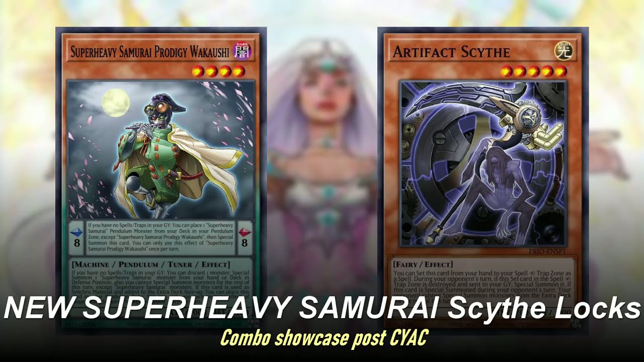 NEW SUPERHEAVY SAMURAI Scythe Locks! Combo Showcase post CYAC