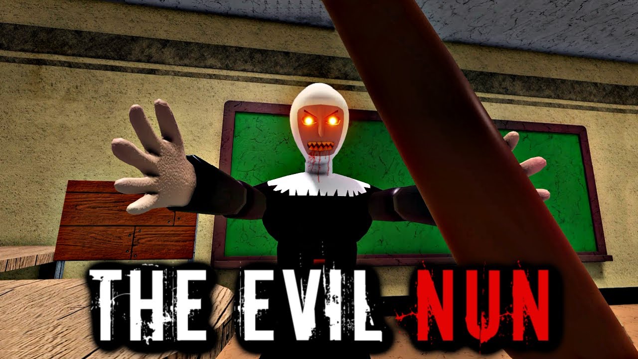 [PLAYING AS EVIL NUN] Evil Nun ROBLOX - Walkthrough Gameplay SHORT HORROR GAME)