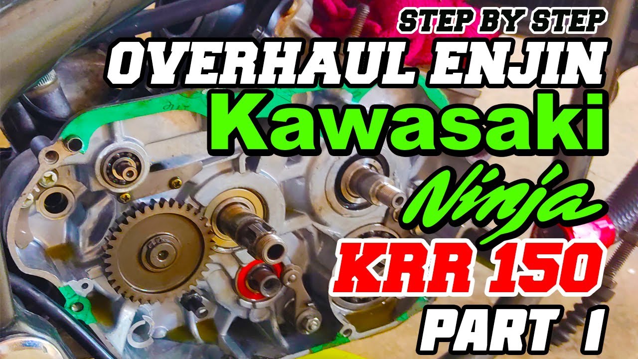 CARA OVERHAUL ENJIN KAWASAKI NINJA RR150 (PART 1) - Bahagian Clutch,Magnet dan Carburetor
