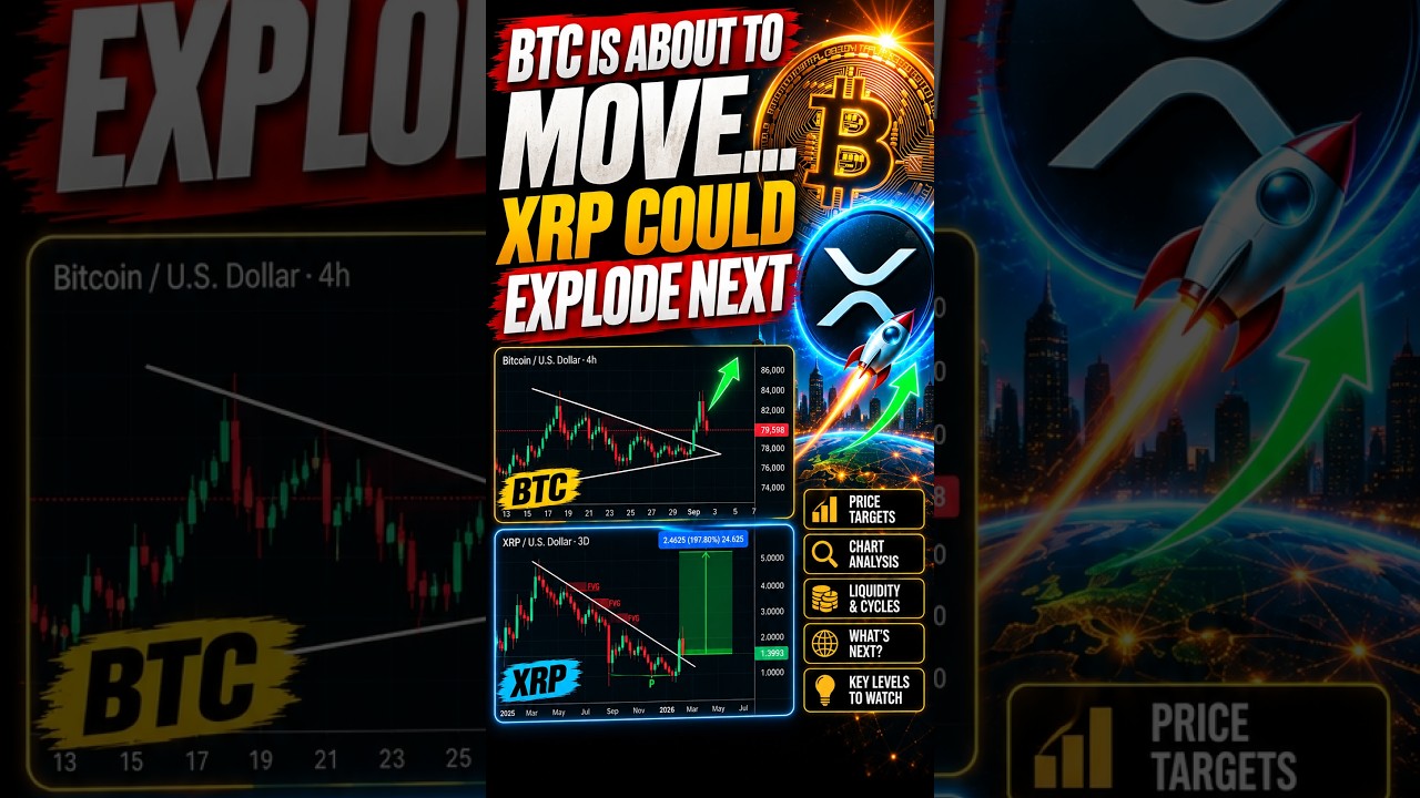 BTC Is About to MOVE&hellip; XRP Could EXPLODE Next 🚀