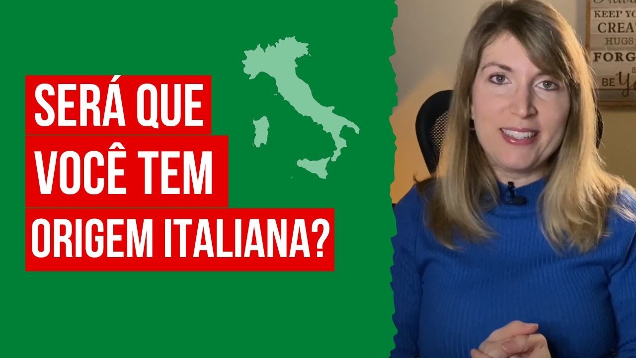 Como saber se sou descendente de italiano?