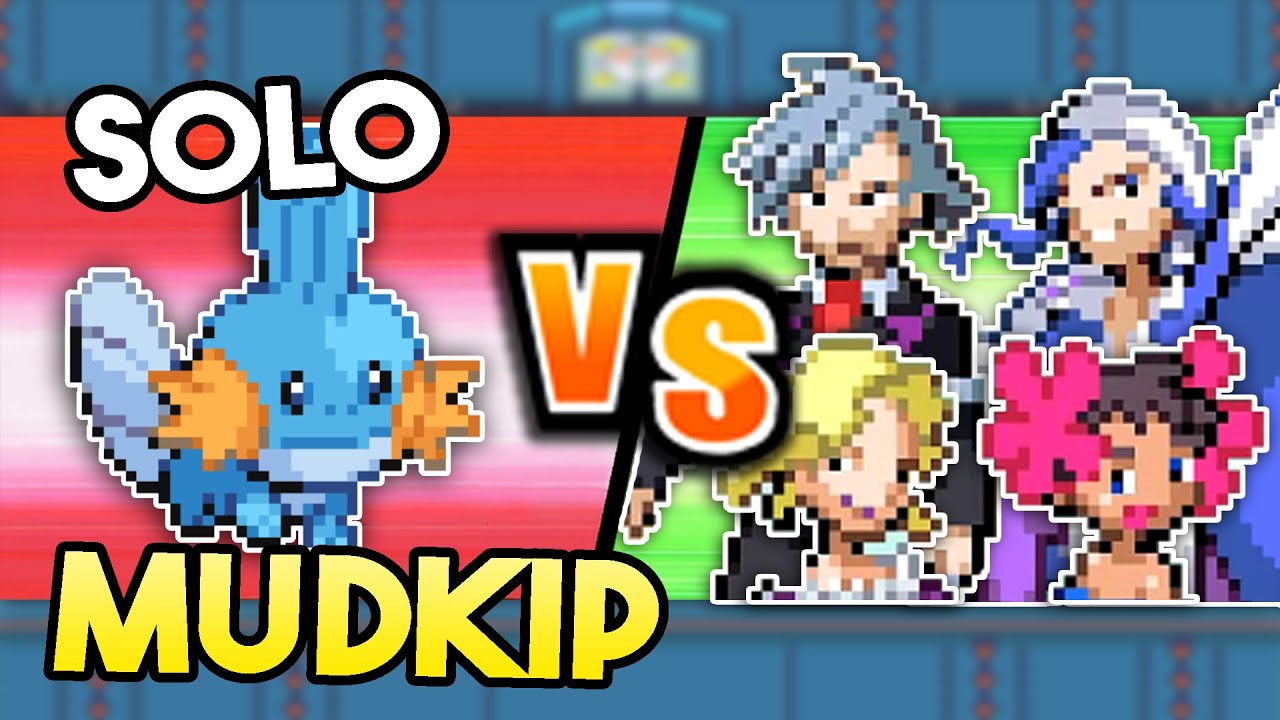 ¿Puedo Pasarme LA LIGA POKÉMON SOLO con MUDKIP?