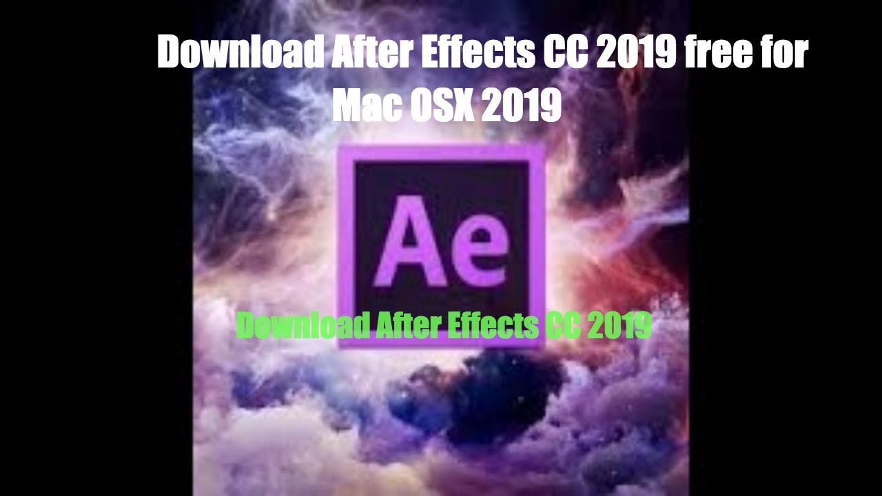 How to download After Effects CC 2017  free for Mac OSX 2019