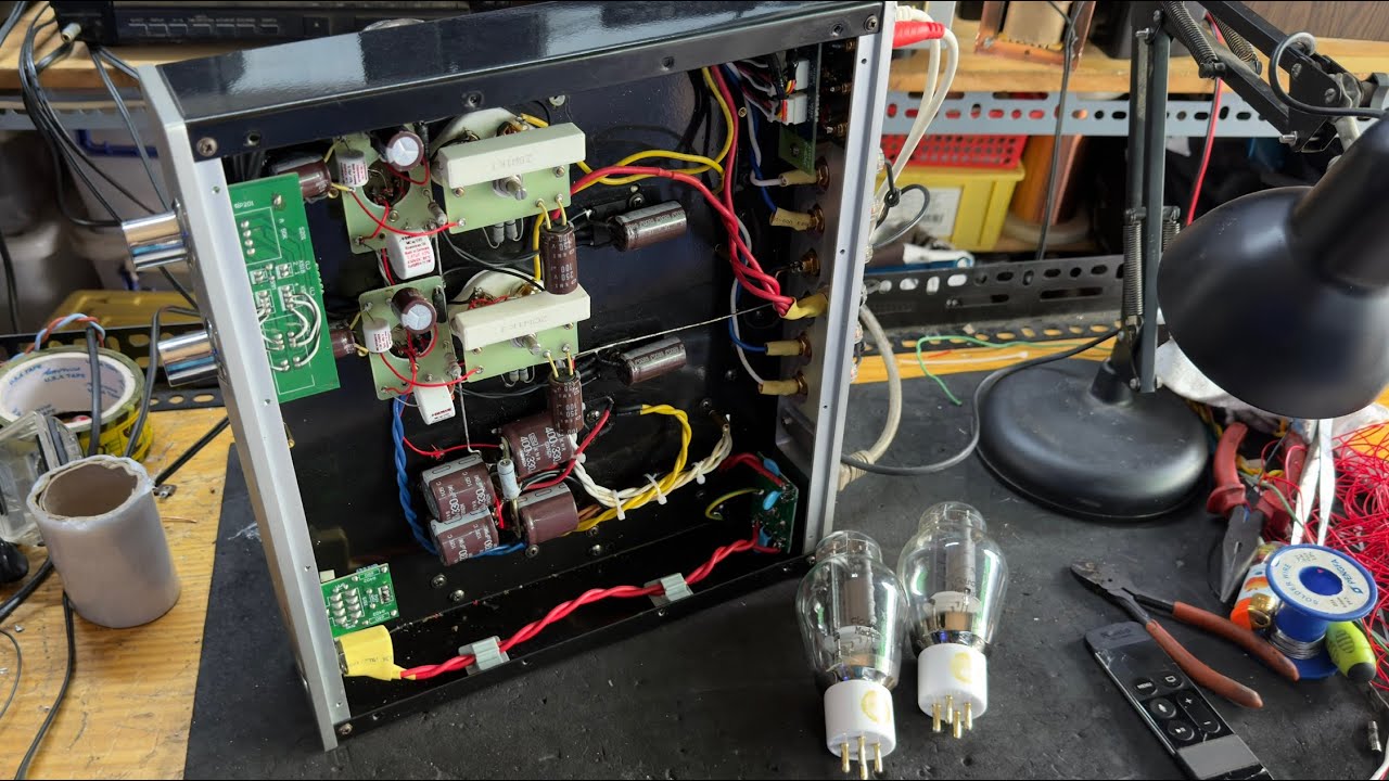 Modify amply  đèn 300b 