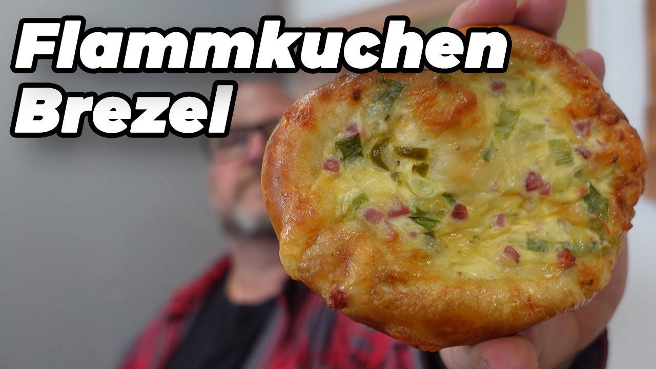 Flammkuchen-Brezel 🥨 nach Elsässer Art
