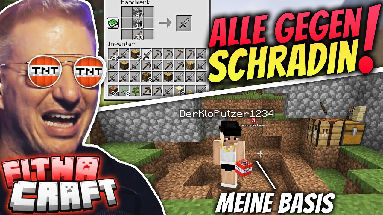 DER ALBTRAUM BEGINNT😱 KOMPLETT LOST👴🏻 IN MINECRAFT🤣 KEINER HILFT MIR‼️🤬 | FITNACRAFT⚔️ #1