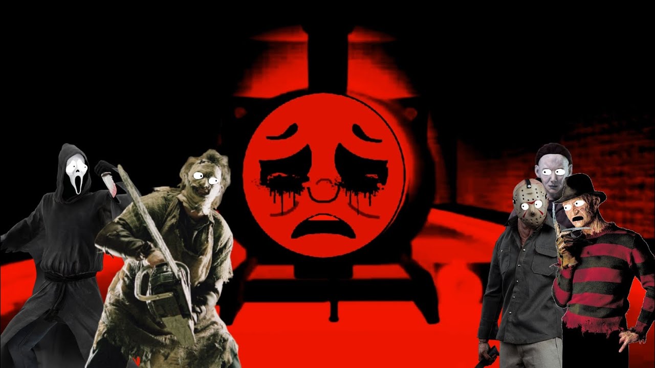 slasher villains reacts to thomas the tank engine lost episode: scrapped (2023 version)