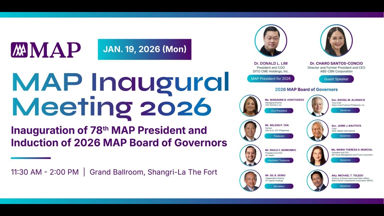 MAP INAUGURAL MEETING 2026