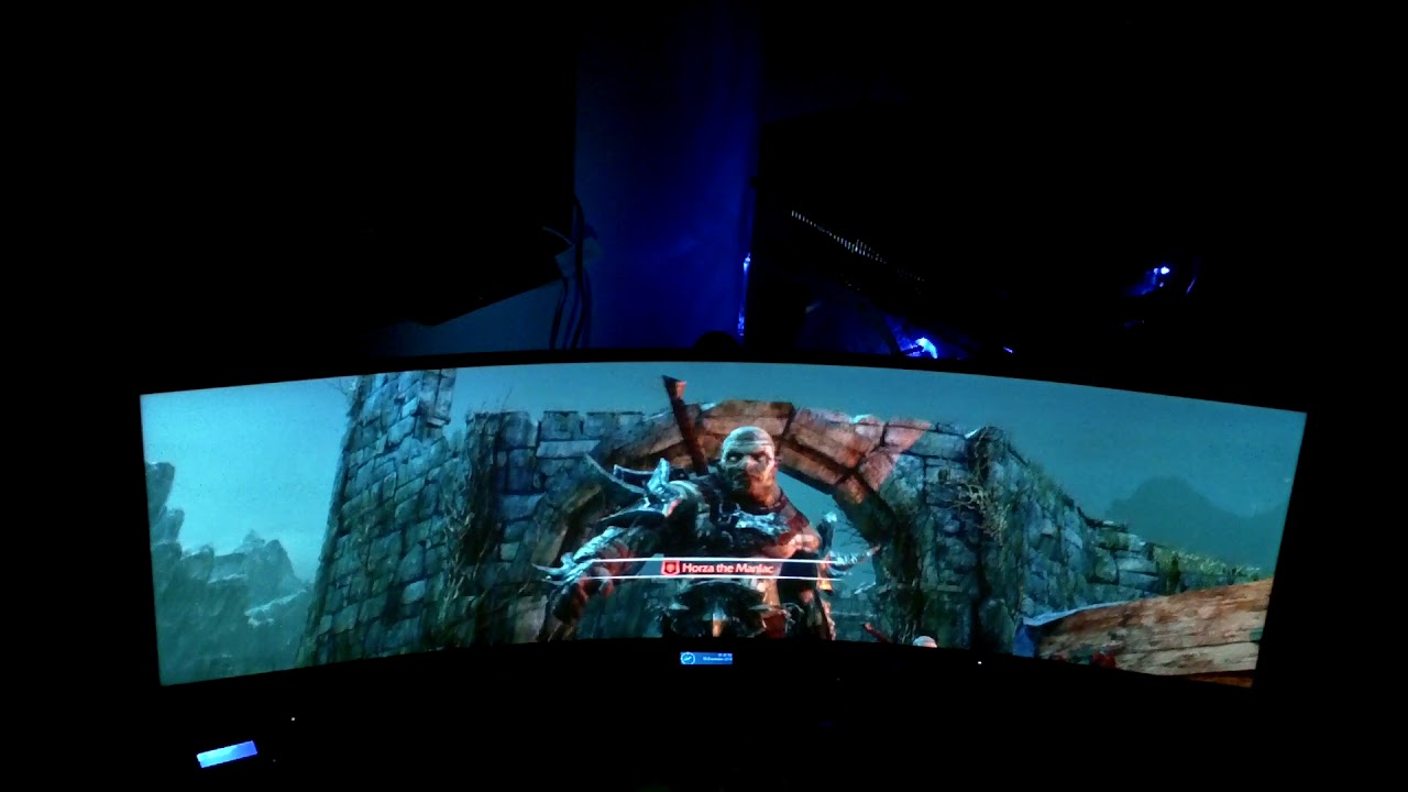 Samsung C49HG90 - Middle-earth Shadow of Mordor Gameplay