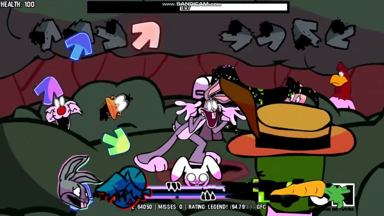 Cartoon Violence Song In Glitched Legends 1.5-2.0 FNF Mod