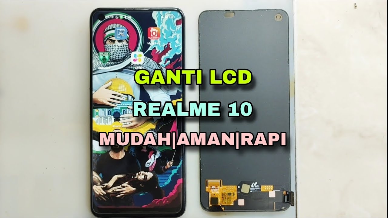 CARA GANTI LCD REALME 10 MUDAH DAN AMAN || REALME 10 REPLACEMENT LCD