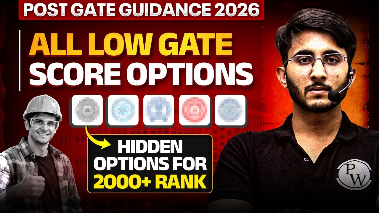 What to Do After GATE 2026 Low Score | Options for Low Rank Students | Post GATE Guidance 2026