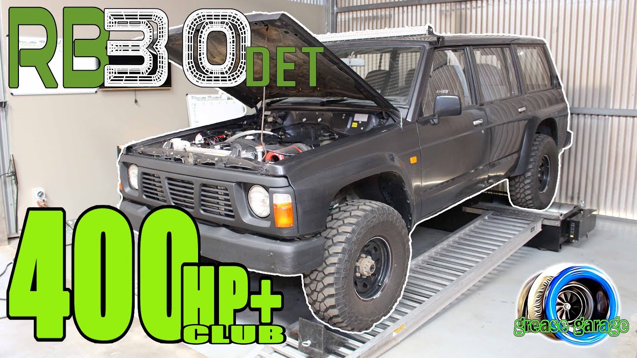 400-сильный RB30DET Patrol (слишком большой наддув на динамометре) S1EP5
