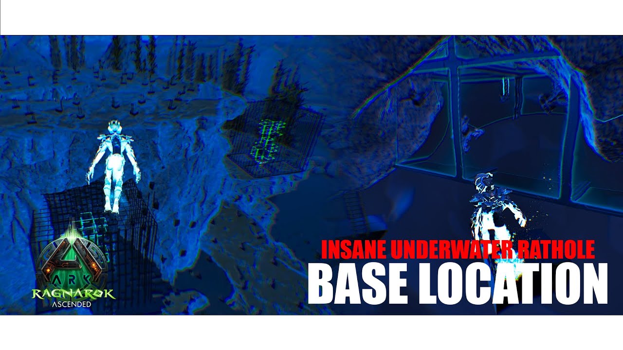 INSANE Underwater RAGNAROK RATHOLE, Unmeshable - ARK Survival Ascended