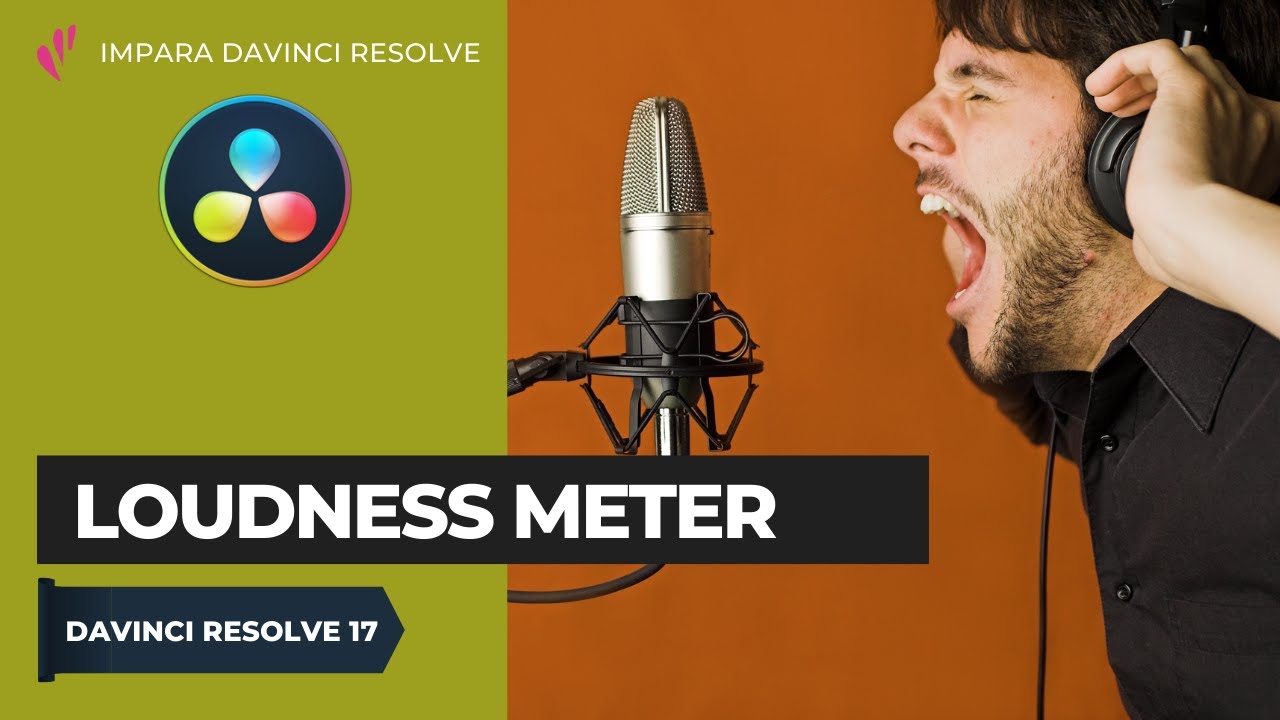 Loudness Meter | Fairlight | Davinci Resolve ITA