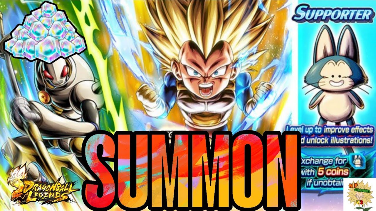 เปิดกาชา LF Super saiyan 3 Vegeta mini (Dragon ball Legends)