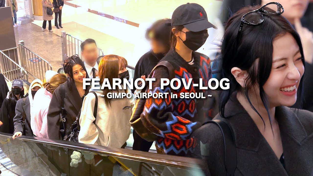 初めて金浦空港でオタ活してみた✈️【オタクのPOV-LOG】