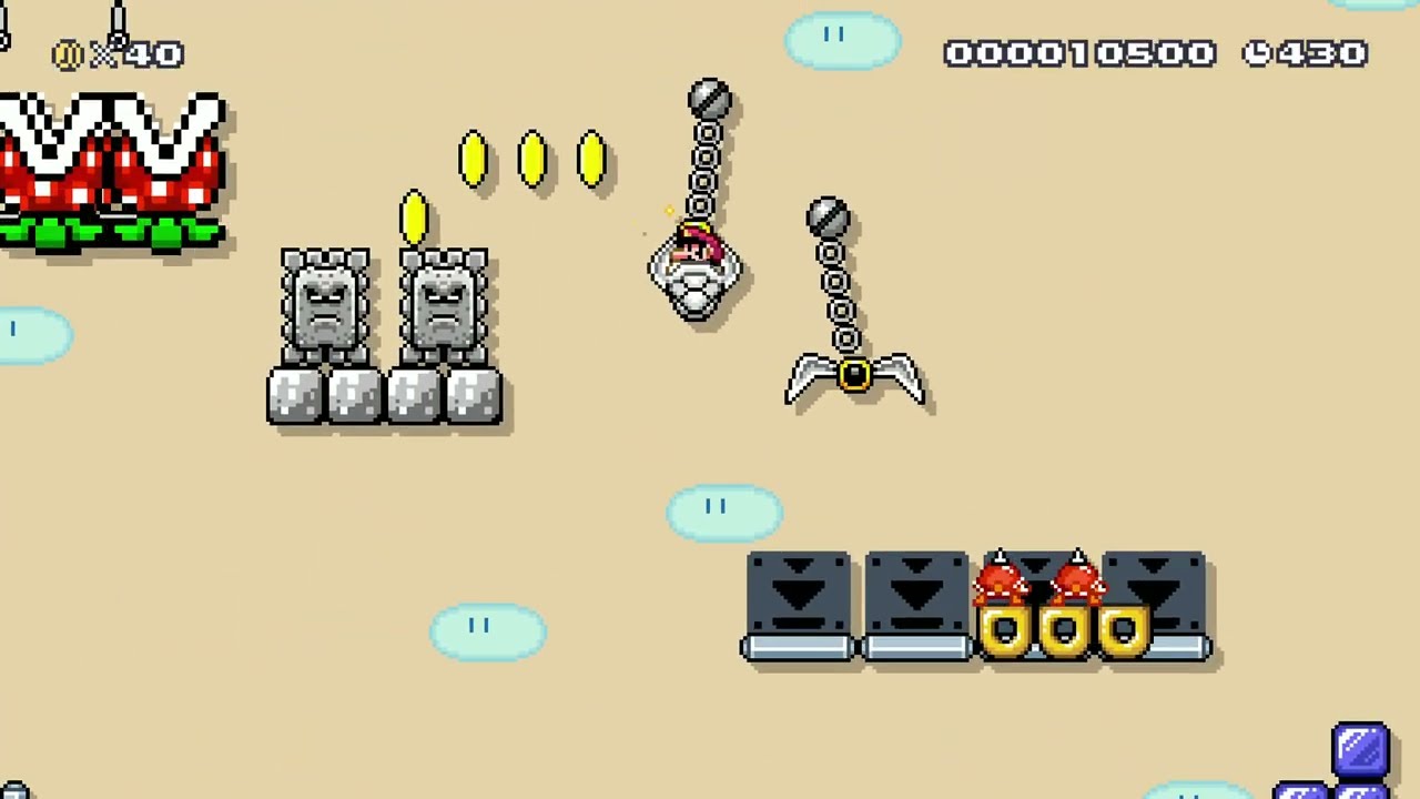 Dry Bone Shell mechanic showcase by ROONS 🍄Super Mario Maker 2 Switch 2 No Commentary #dsk