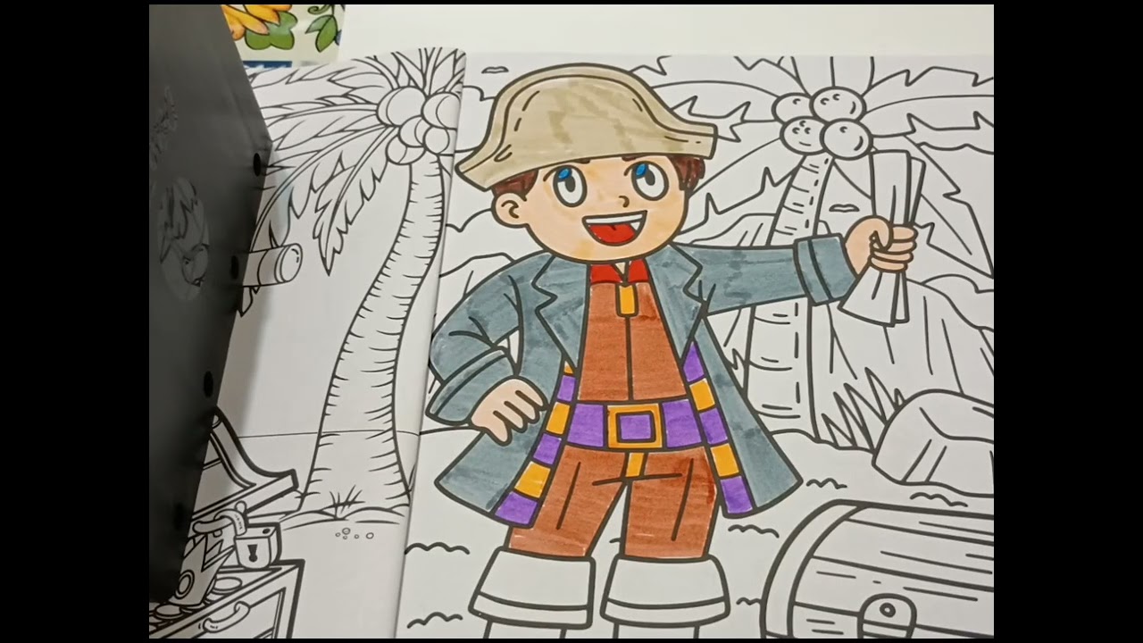 ASMR coloring book 3 color with me 🙂 please subscribe to channel 💙