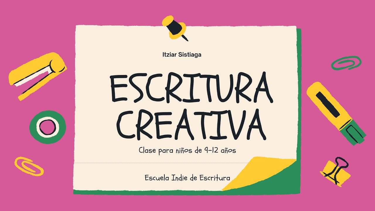 Escritura creativa para niños  Cómo escribir una historia