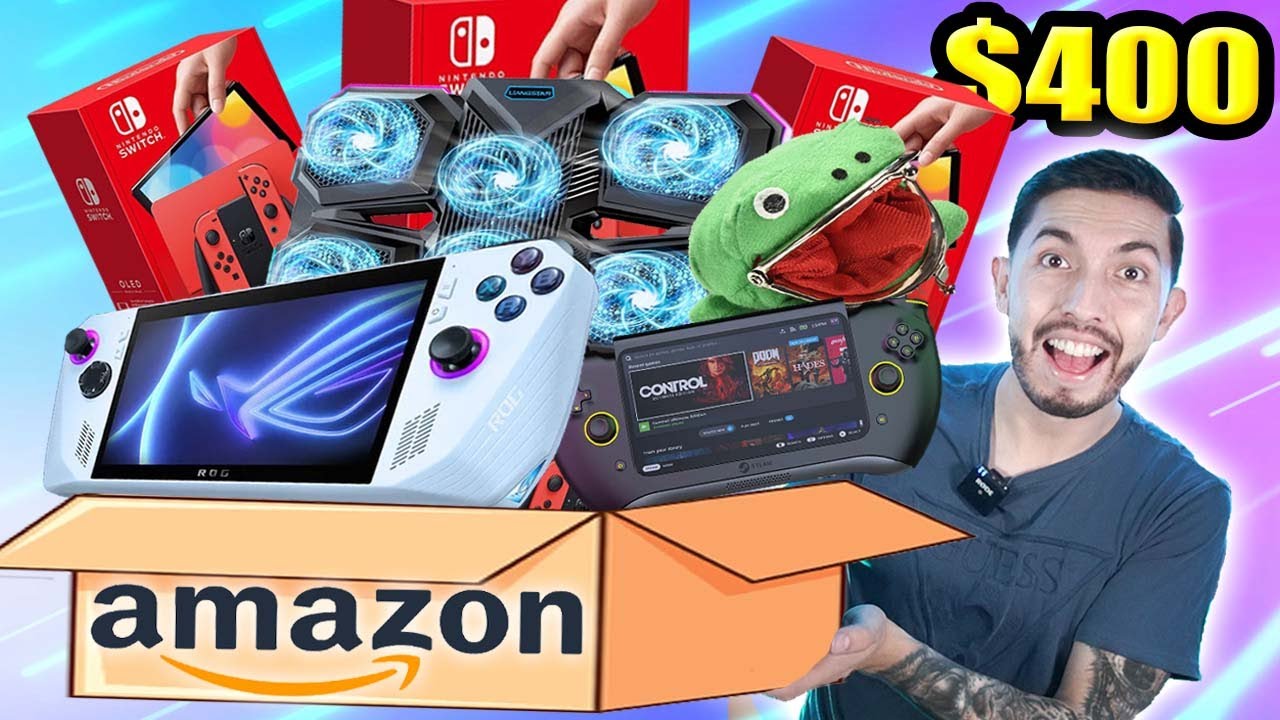 COMPR&Eacute; LA CAJA MISTERIOSA GAMER M&Aacute;S COSTOSA DE AMAZON DEVOLUCIONES&hellip;. NINTENDO SWITCH, XBOX, Ps5