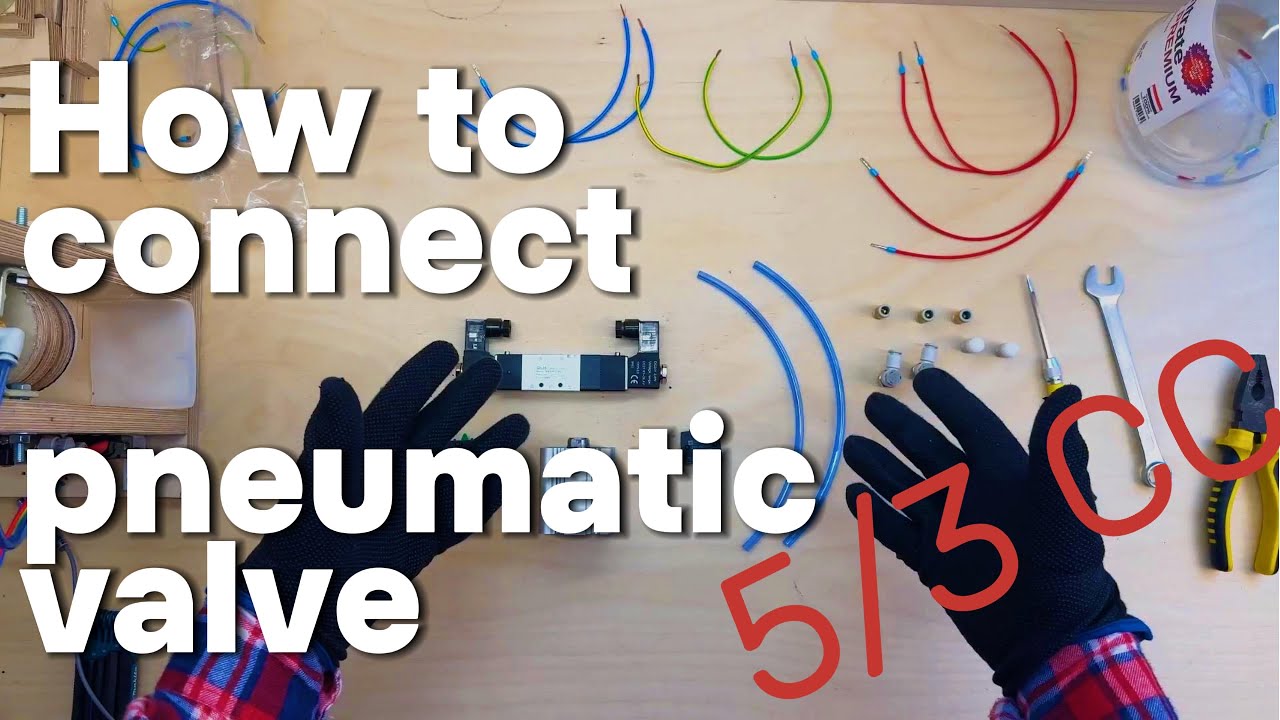 How to Wire a Pneumatic Valve with Dual Push Buttons &ndash; Step-by-Step Guide #pneumatics