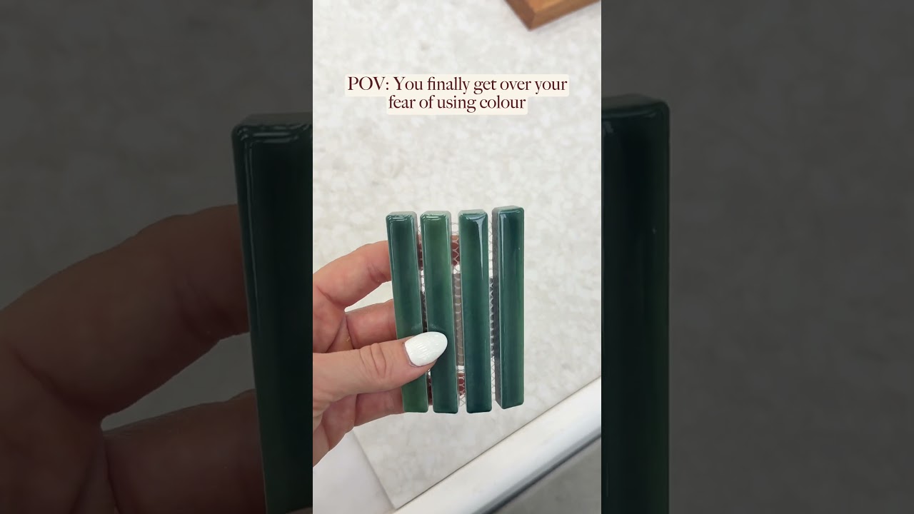 POV: You finally get over your fear of using colour 💚 Home renovation inspiration 🏠