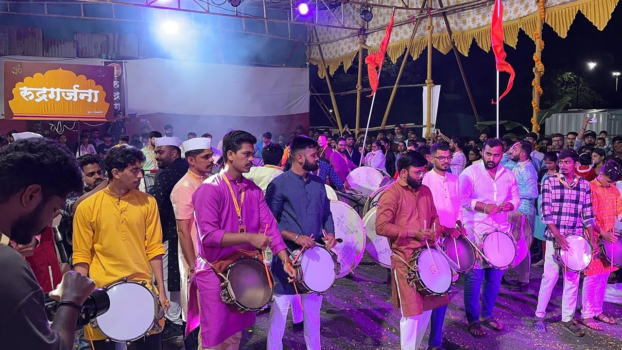 रुद्रगर्जना वाद्यपथकाची POWERFUL OPPENING🔥 Rudragarjana Dhol Tasha Pathak