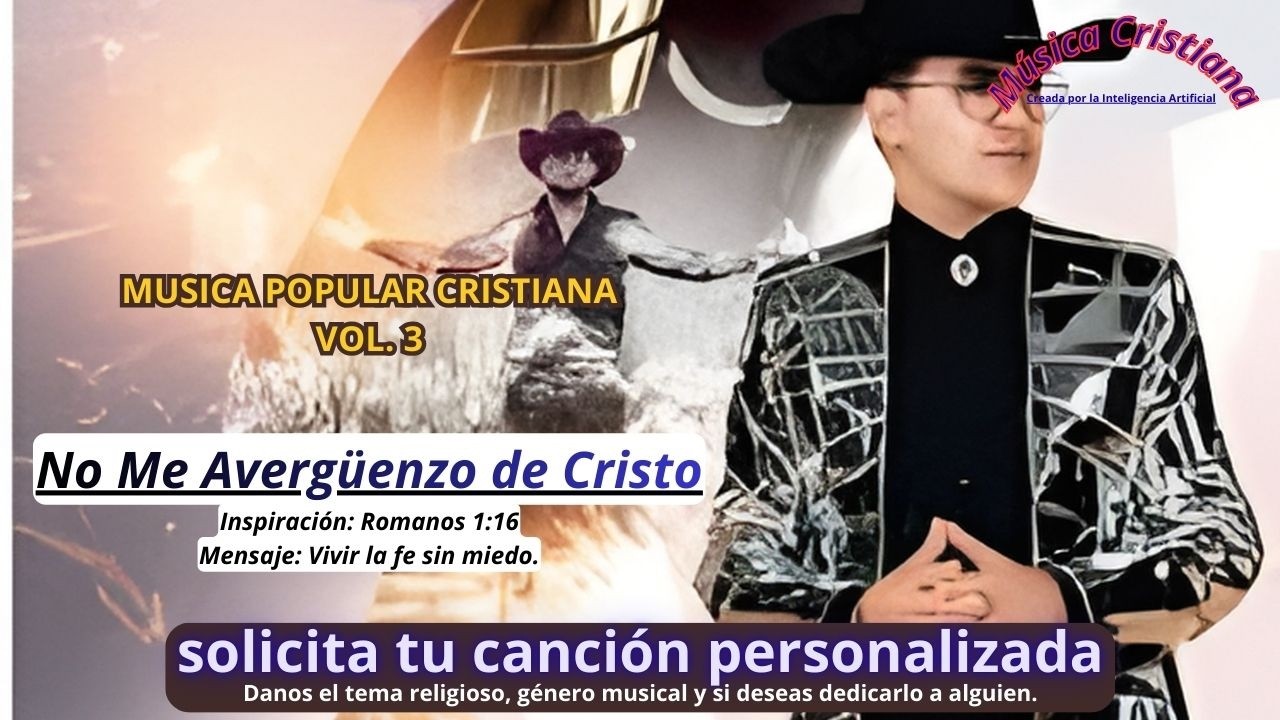 No Me Avergüenzo de Cristo | Popular Cristiana de Fe Valiente