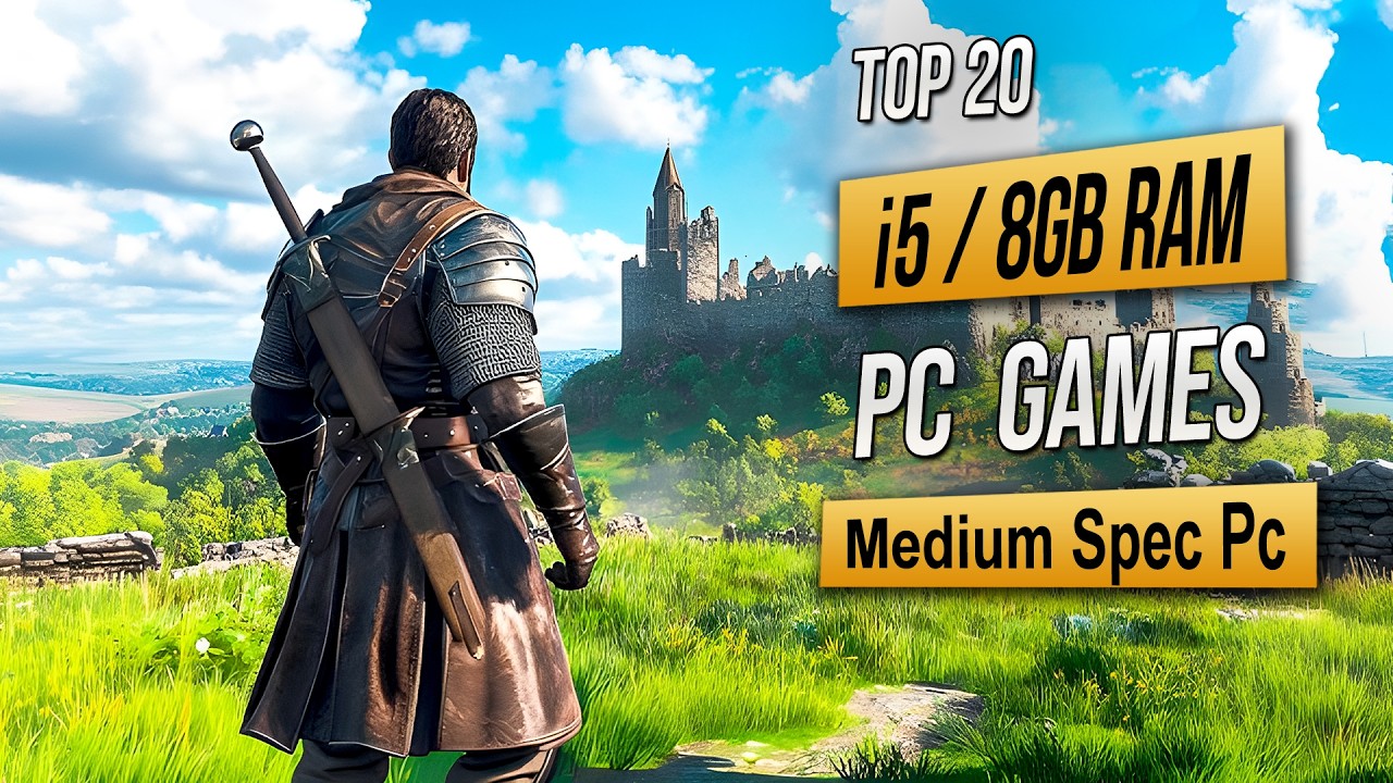 Top 20 Best Mid Spec Pc Games For (i5 / 8GB RAM) 2026