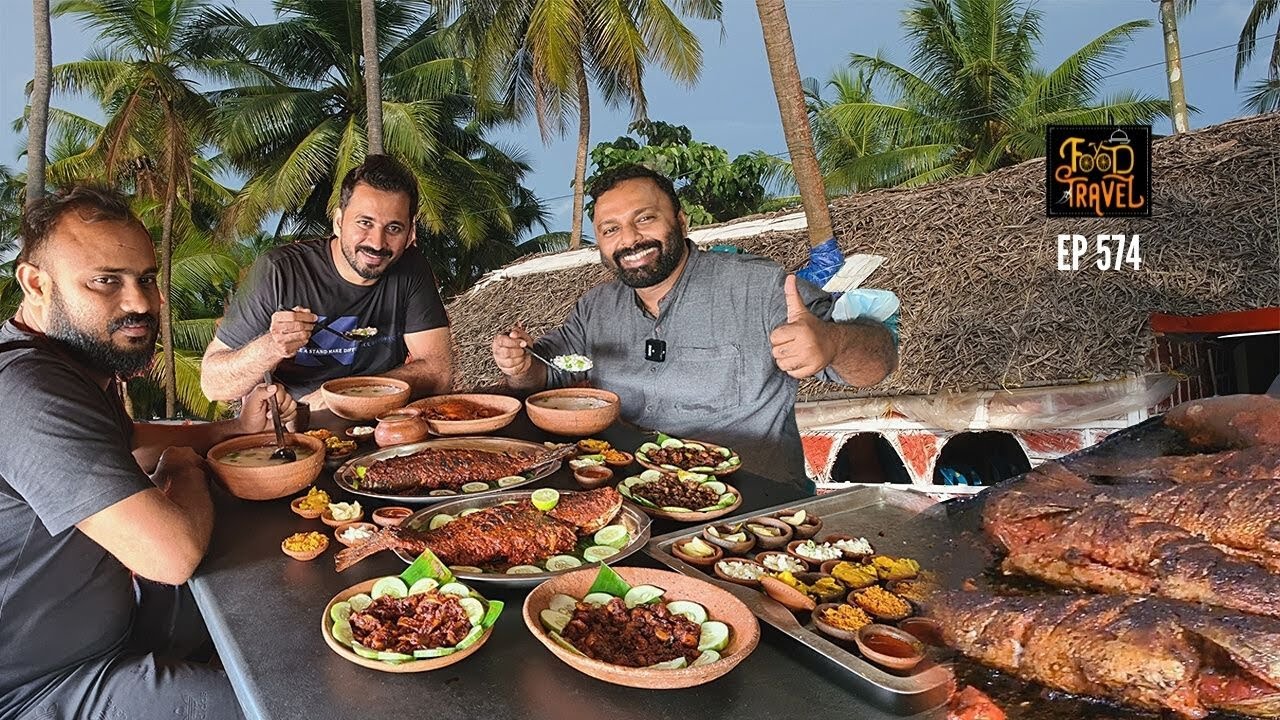 വമ്പൻ മീനുകളുടെ കഞ്ഞിക്കുടിൽ | Big fishes + more seafood from Kanji Hut Kasargod | Kanji Hut Padanna