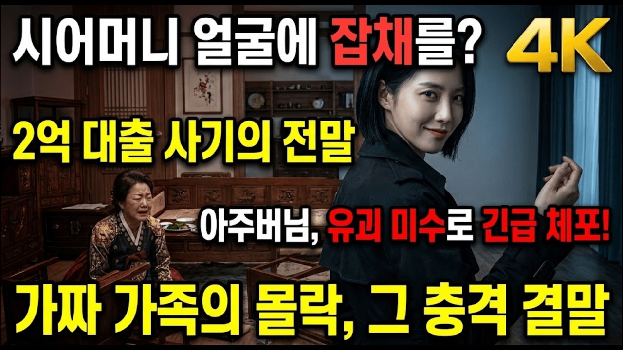 🔥 5살 딸 때린 형님 얼굴에 잡채 투척! 🥗 남편이 식탁 엎고 경찰 신고한 결말