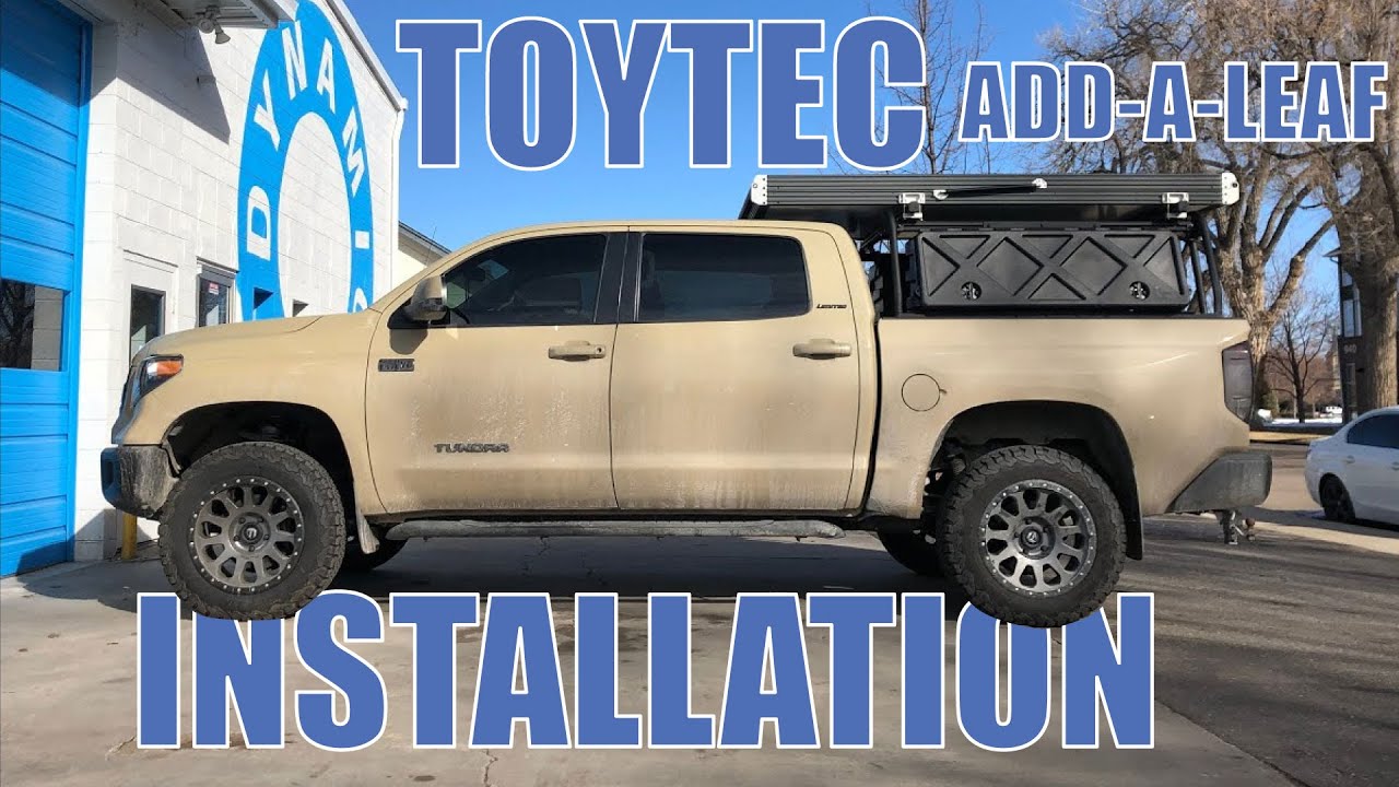 How to Toyota Tundra 4x4 Toytec Add a Leaf Spring Installation