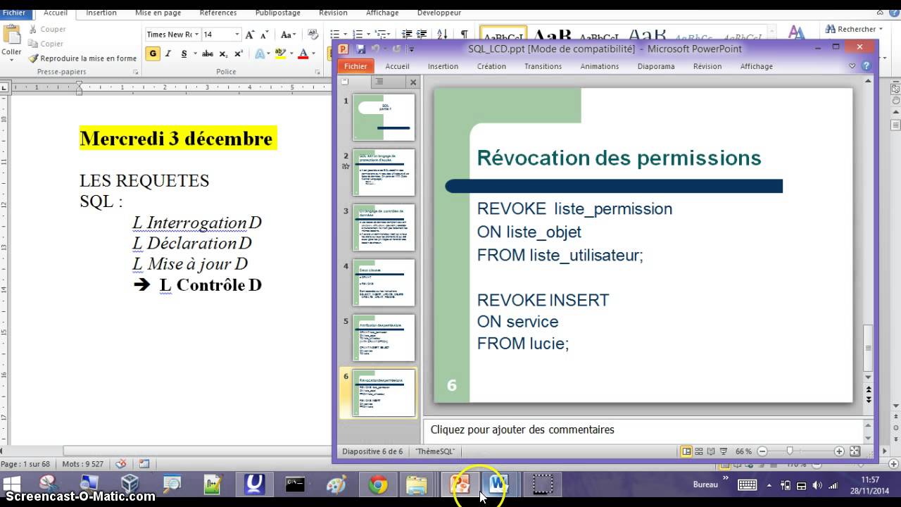 SQL Contrôle des données