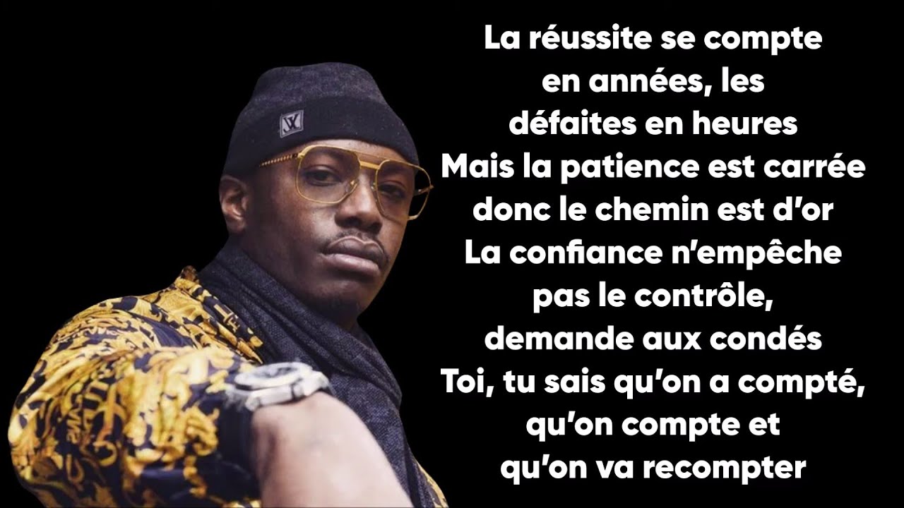 Werenoi - Chemin d'or (Paroles/Lyrics)