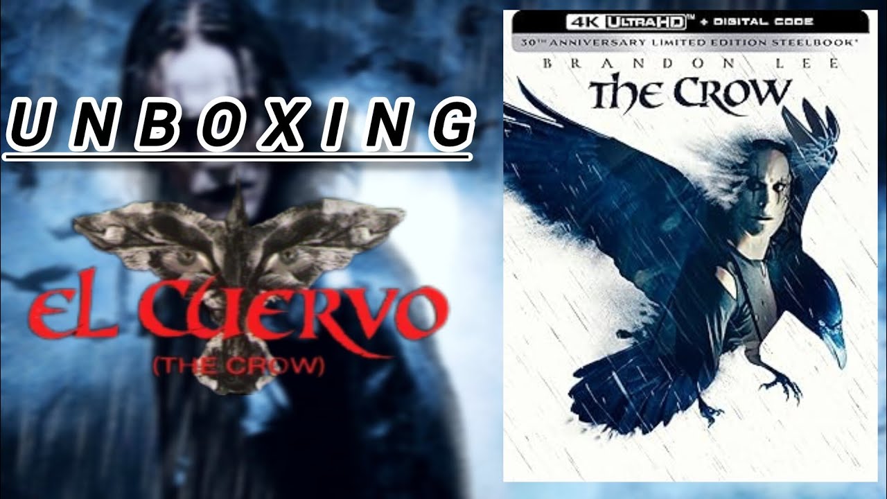 El cuervo (1994) | 4K | Steelbook | Slipcover | Formato físico |