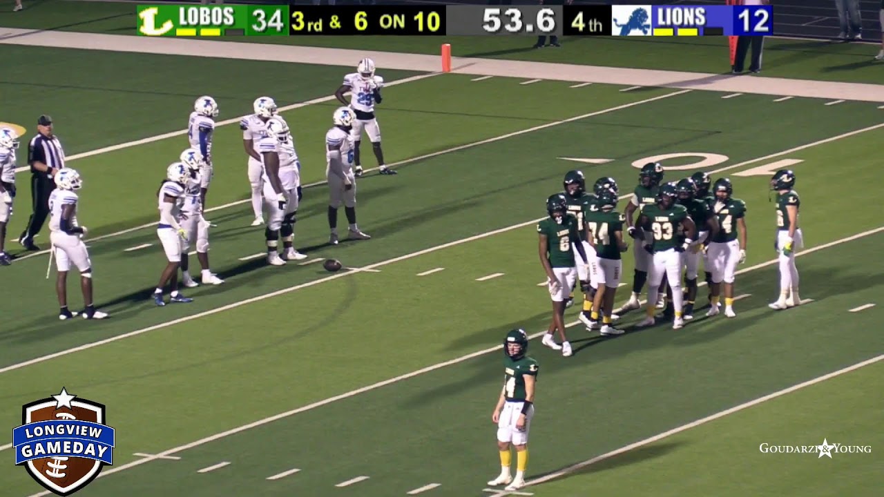 LIVE - LONGVIEW LOBOS VS TYLER HIGH LIONS