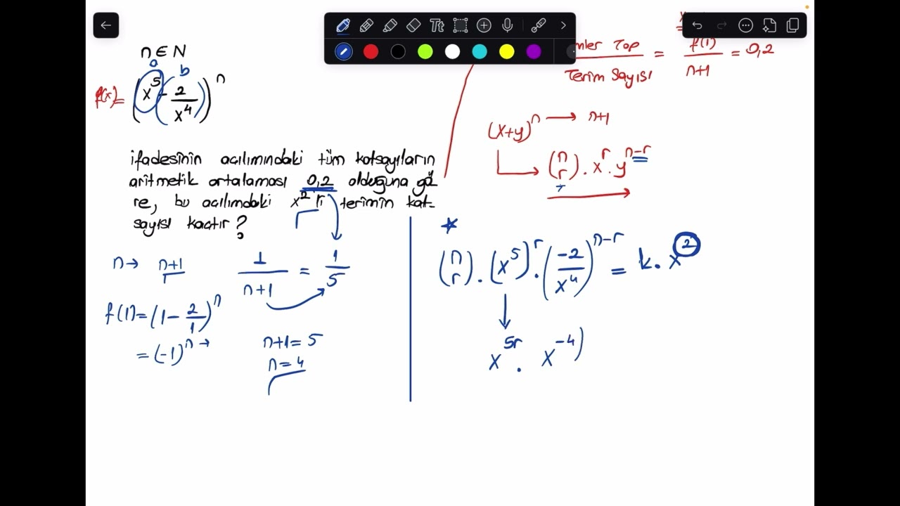 Matematik Vlog GÜN 58 çözdüğüm sorular içerisinden beğendiğim soru.