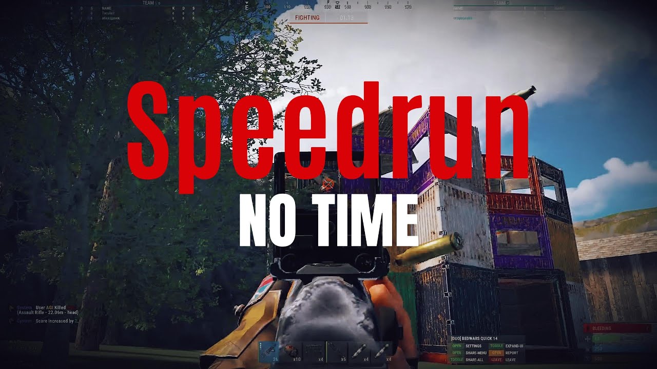 Speedrun In Rust Bedwars