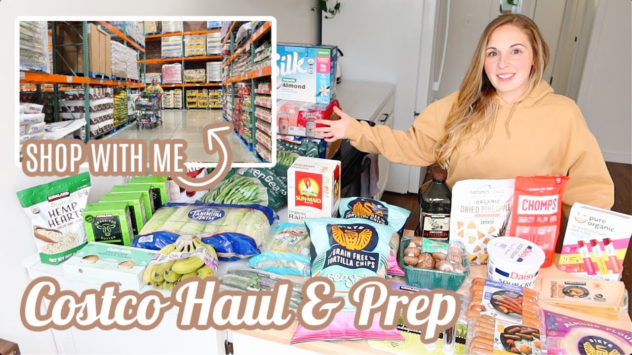 BULK FOOD COSTCO SHOP BUDGET MEAL PREP | FOOD STORAGE PANTRY TOUR CANNING RECIPES LARGE FAMILY MEALS