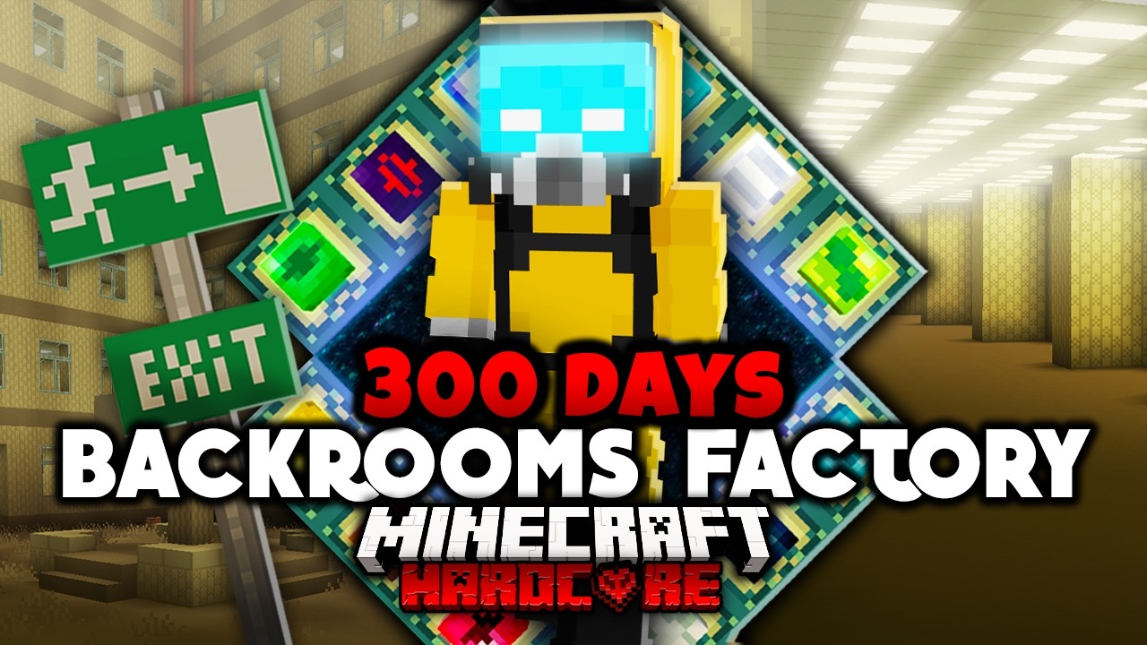 I Survived 300 Days in Liminal Industries in Minecraft Hardcore