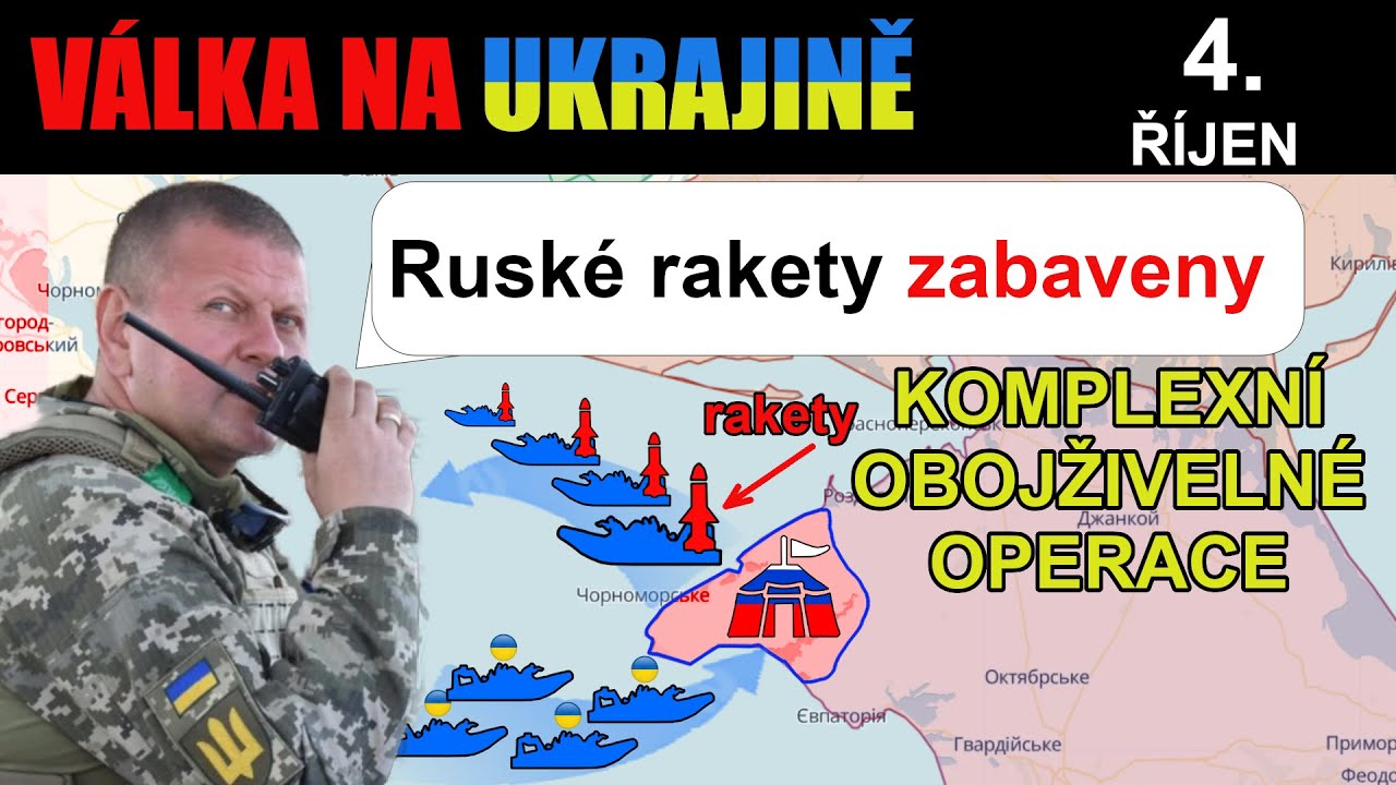 4.ř&iacute;jen: Ukrajinci obsadili ropn&eacute; plo&scaron;iny v Čern&eacute;m moři a podnikaj&iacute; &uacute;točn&eacute; obojživeln&eacute; operace