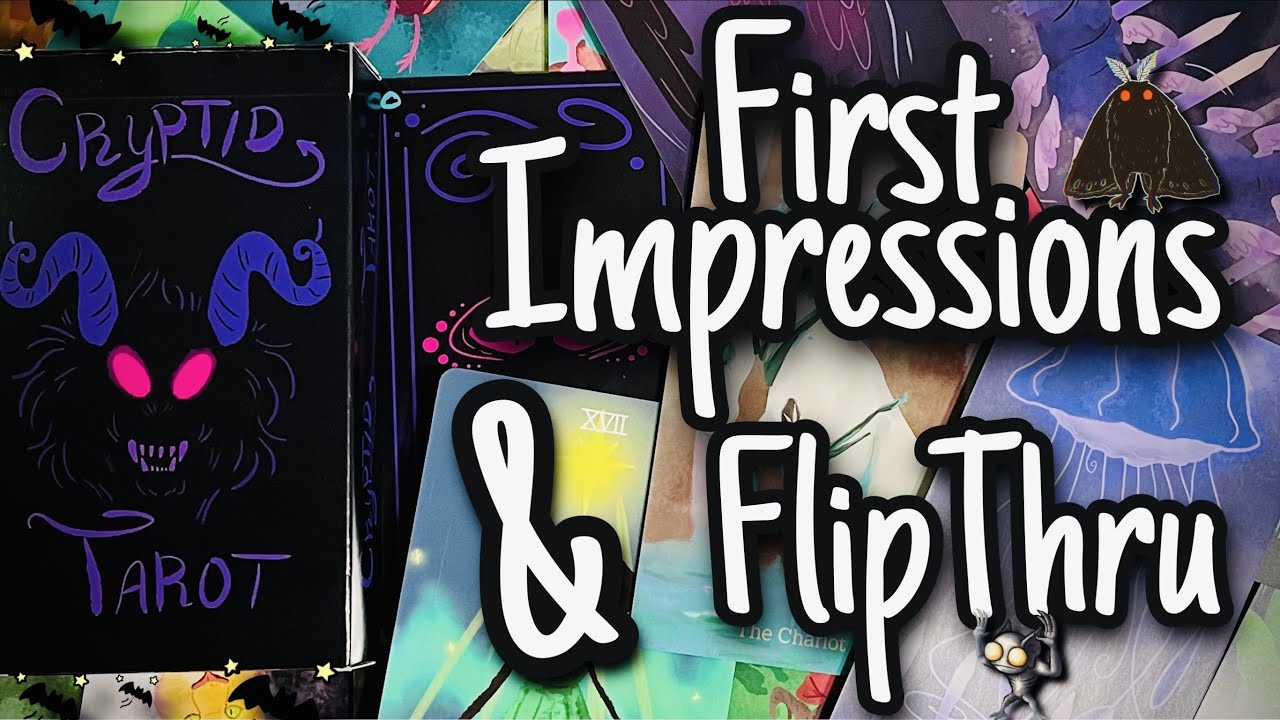 🐗The Cryptid Tarot🦇| 1st Impressions & Deck FlipThru