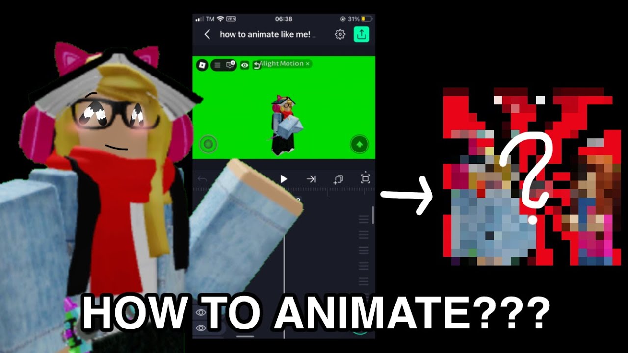 How to animate/tween Roblox?? | Alight Motion, Catalog Avatar Creator, and IbisPaint X