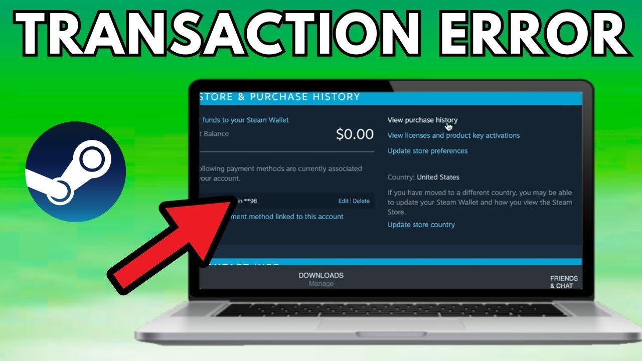 How To Fix Steam Pending Transaction Error 2025