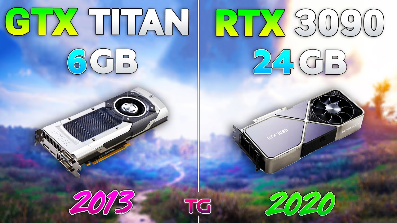 GTX TITAN vs RTX 3090 - 7 Years Difference