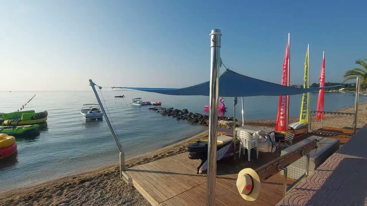 Corfu Ipsos walk in morning