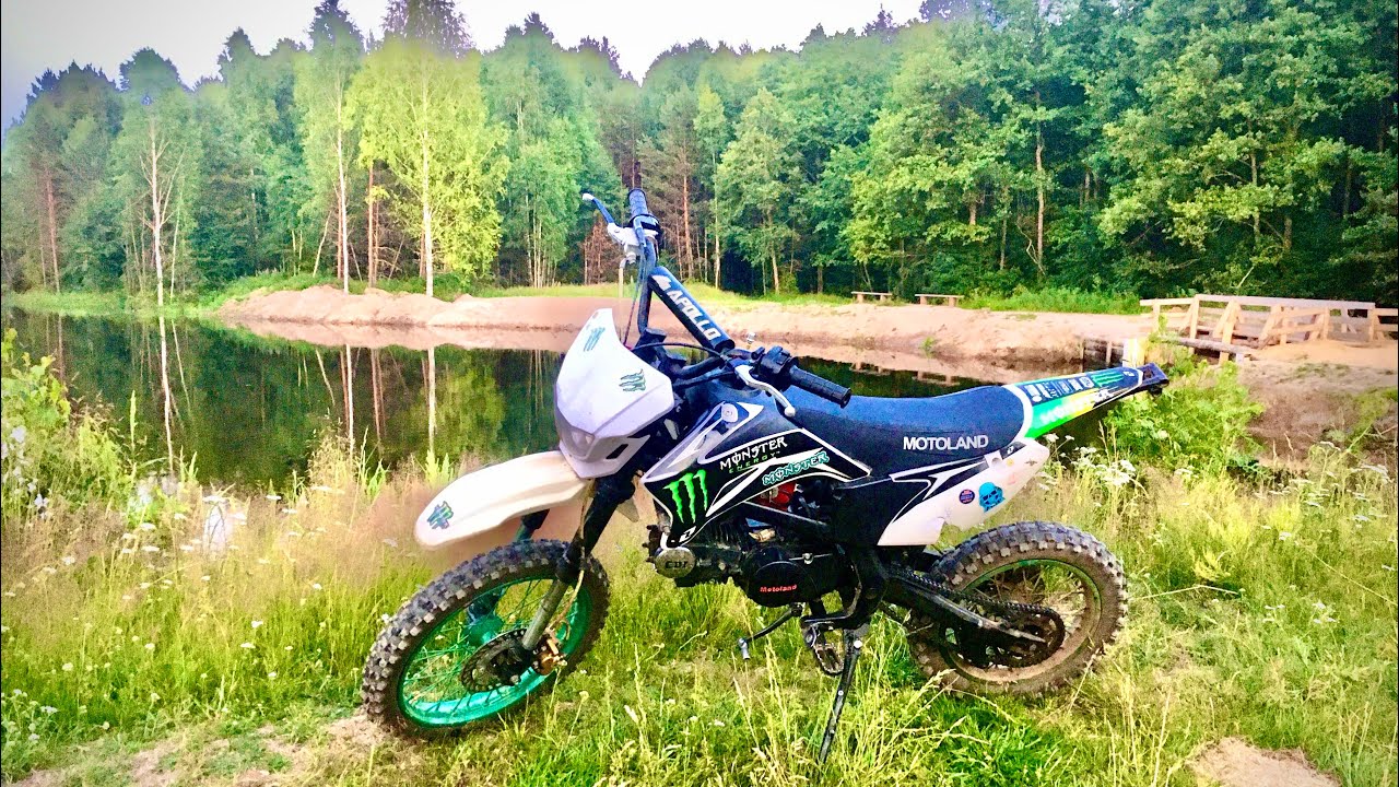 Купил питбайк 125 кубов 17/14 первые покатушки