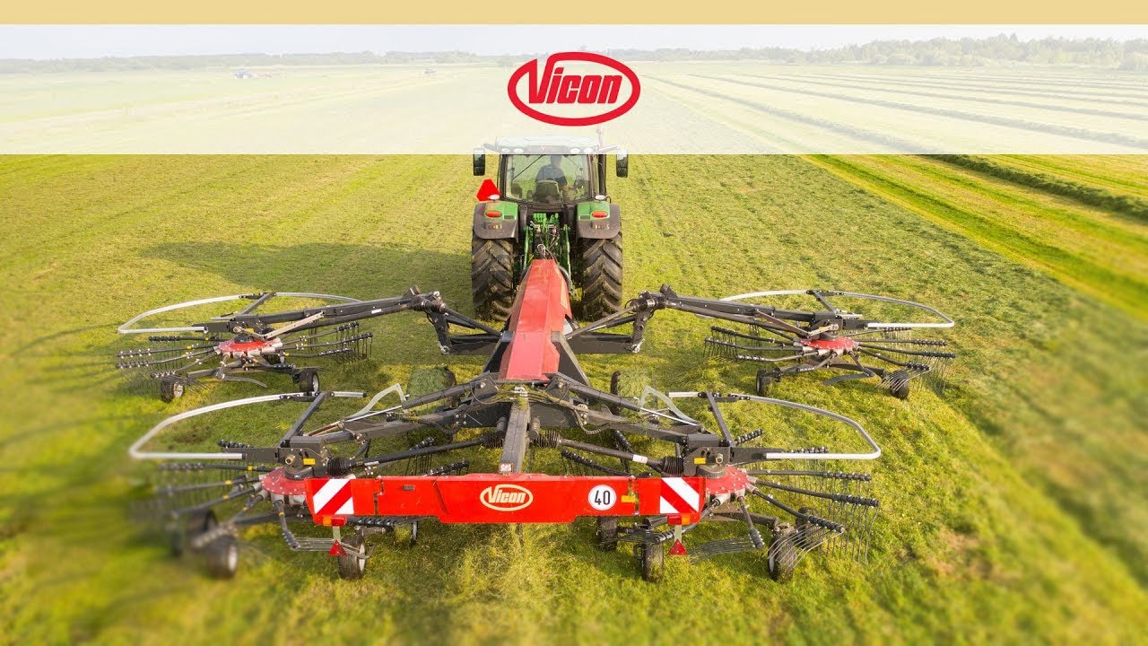 Vicon Andex 1505  - Heavy-duty four-rotor ProLine version fully ISOBUS control