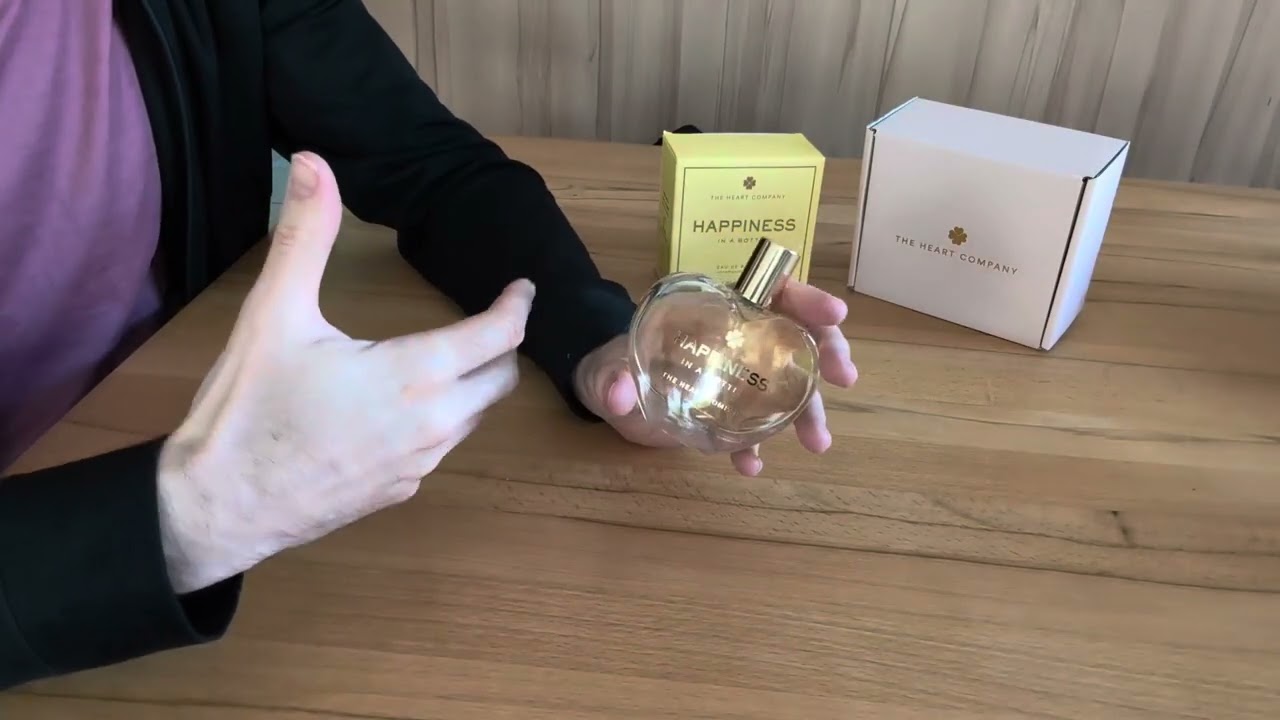 HAPPINESS in a bottle, Dezenter frischer Duft mit einer Zitrusnote f&uuml;r den ganzen Tag